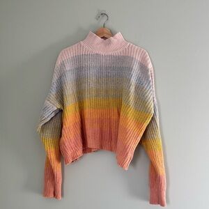 LC Lauren Conrad Rainbow Sweater